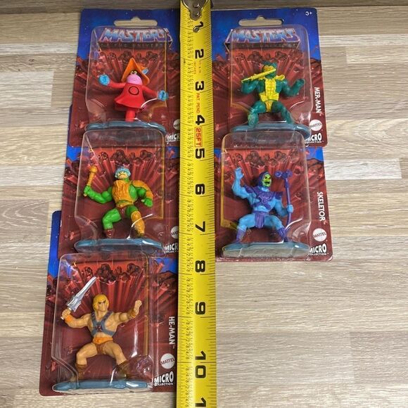 Masters of the Universe Micro Collection 5 Figure Set Skeletor He-Man Orko Lot - Picture 7 of 8